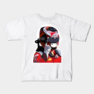 F2 driver Callum Ilott after winning the 70th Anniversary Grand Prix feature race Kids T-Shirt